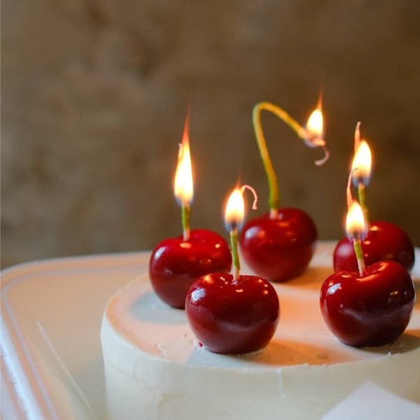 Свічка для торта &laquo;Вишня&raquo; 0924 фото